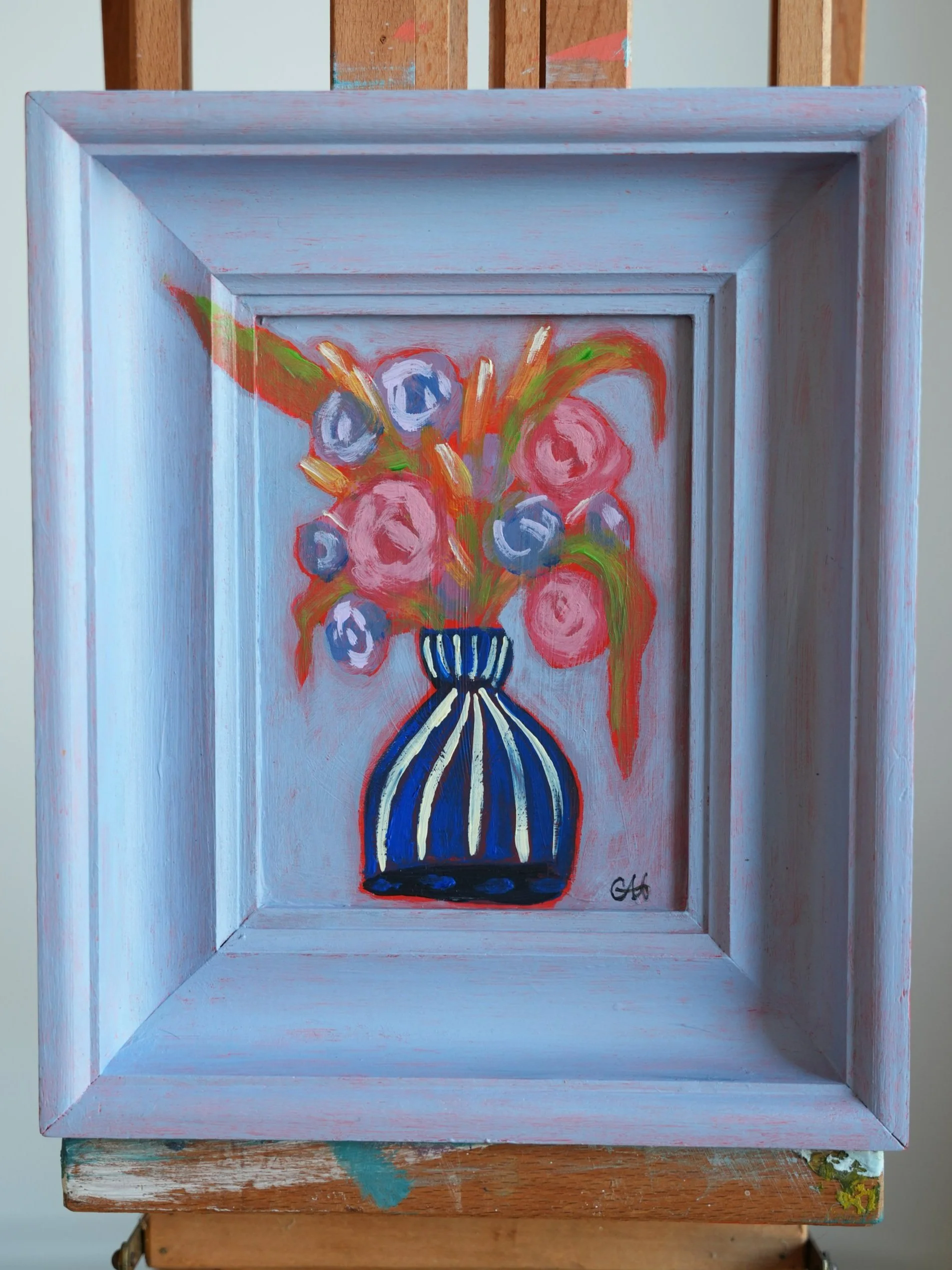 Acrylic on reclaimed frame