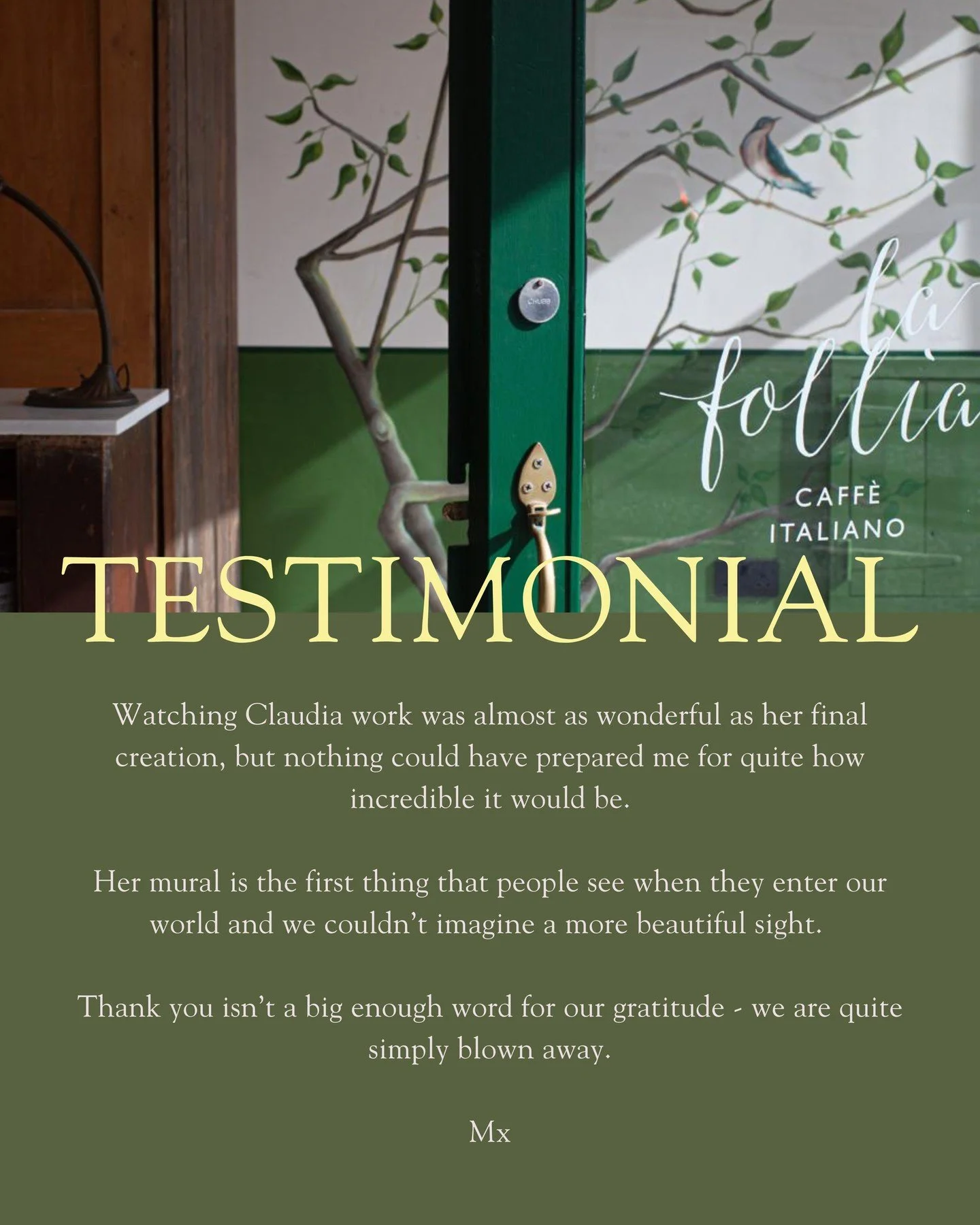 It's always such a joy to receive a glowing testimonial from a client, and to know they love what you have created for them. It's also lovely to work with people who truly value and appreciate your craft.

Mariana was the client of dreams, and here's
