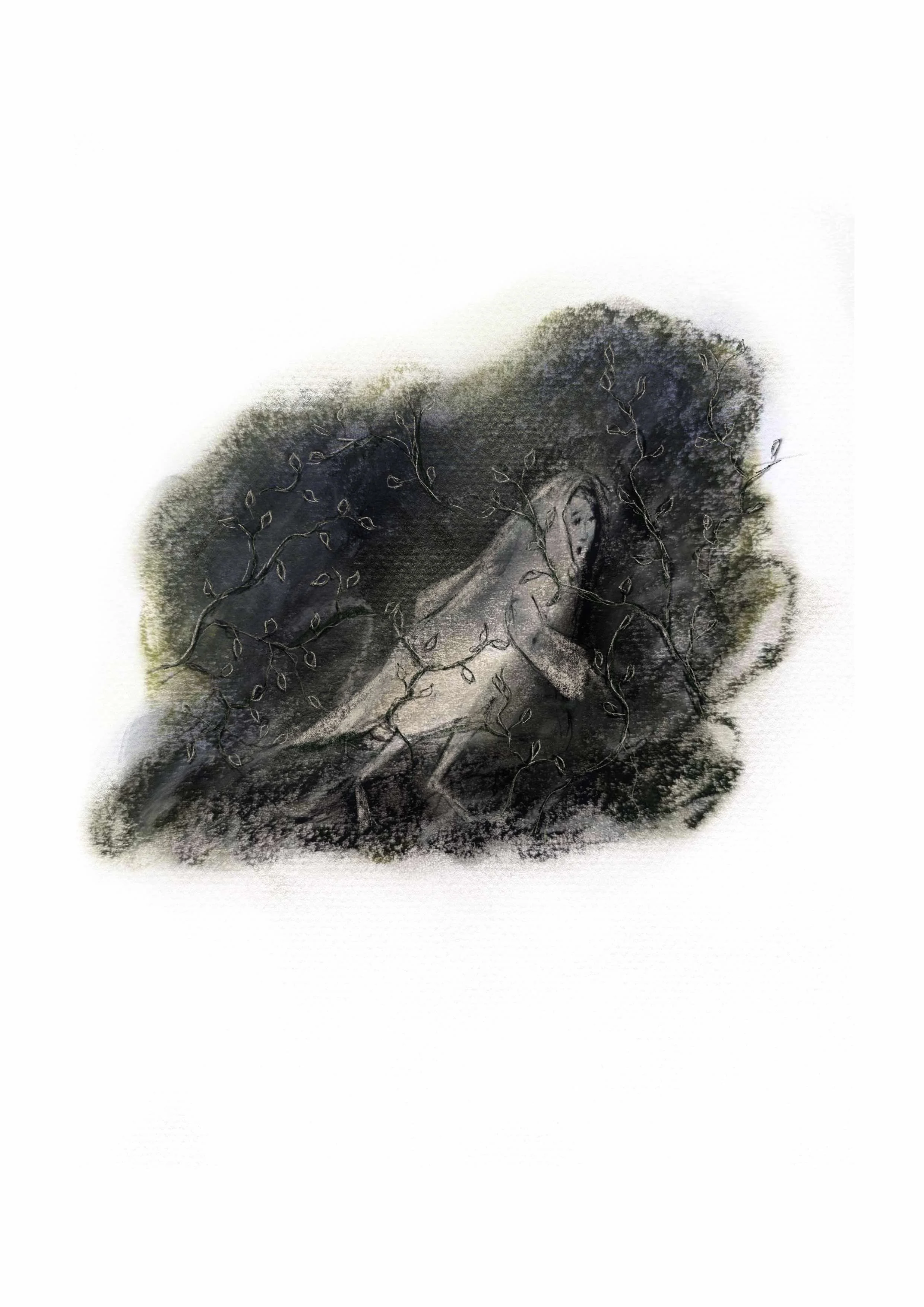 'Blight' - P2
'Neglected for many years, the path into the woods was blighted by overgrown brambles and vines. The Lady see's a flash of a figure as it disappears into the undergrowth'