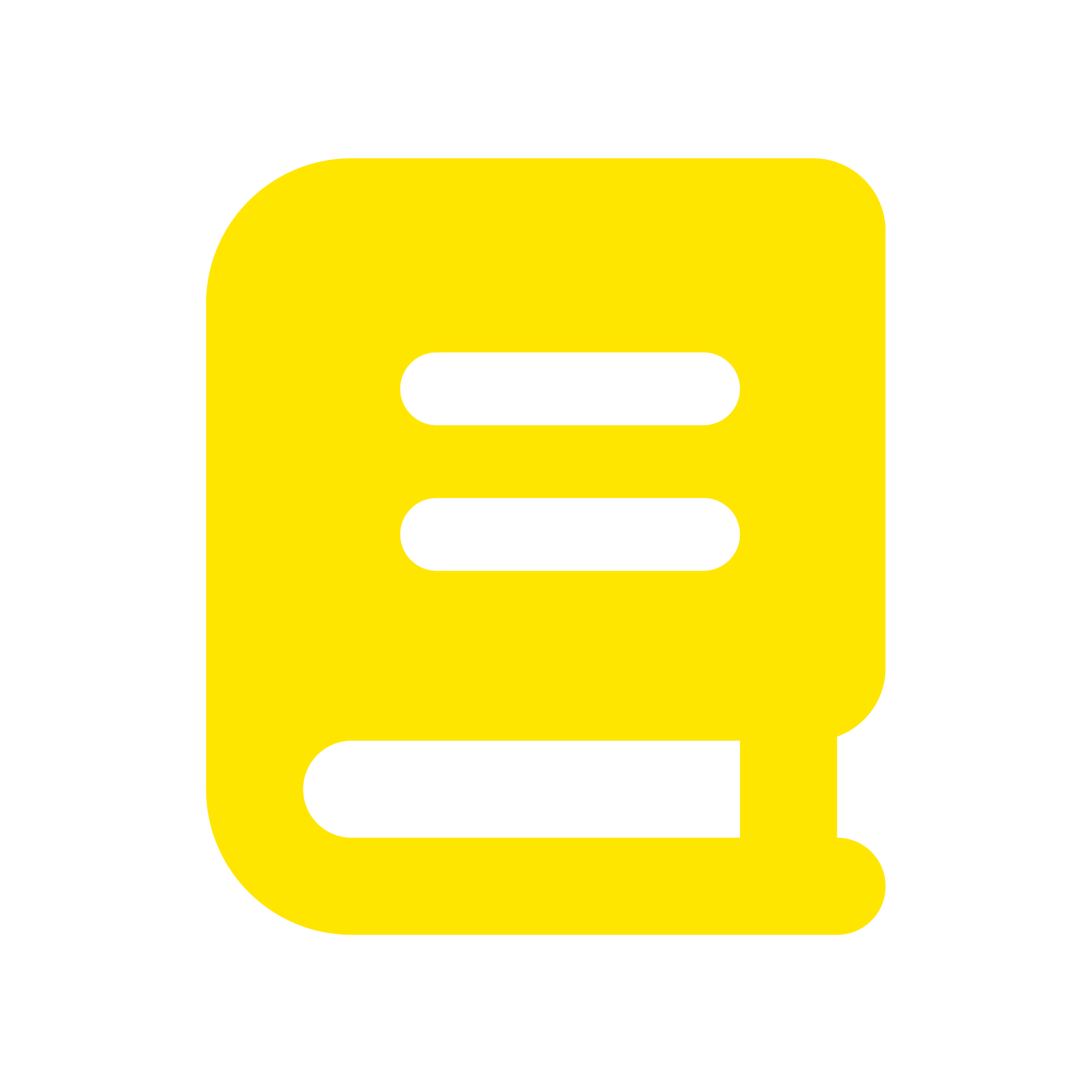 Icon of yellow book