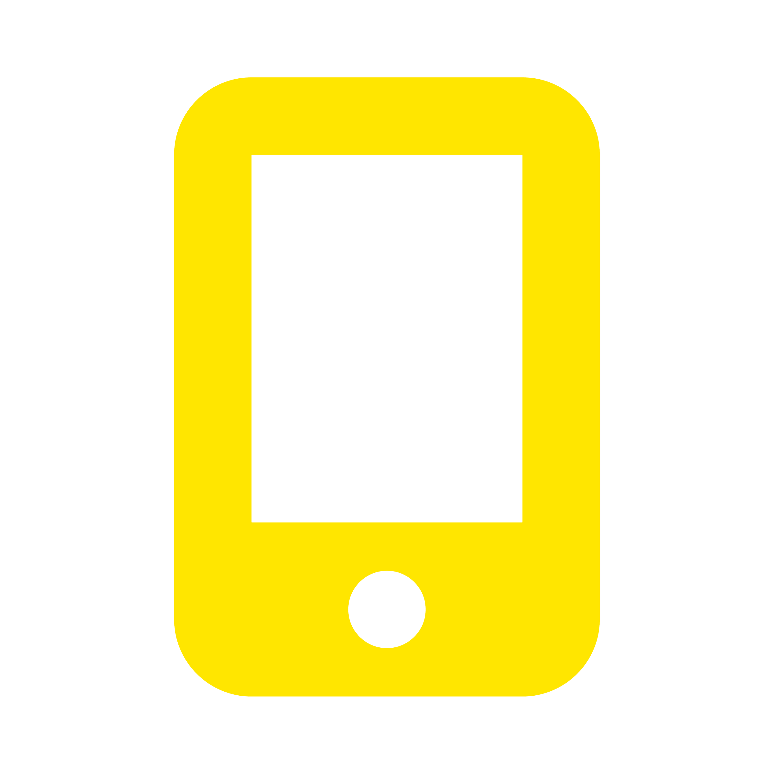 Icon of a yellow mobile phone