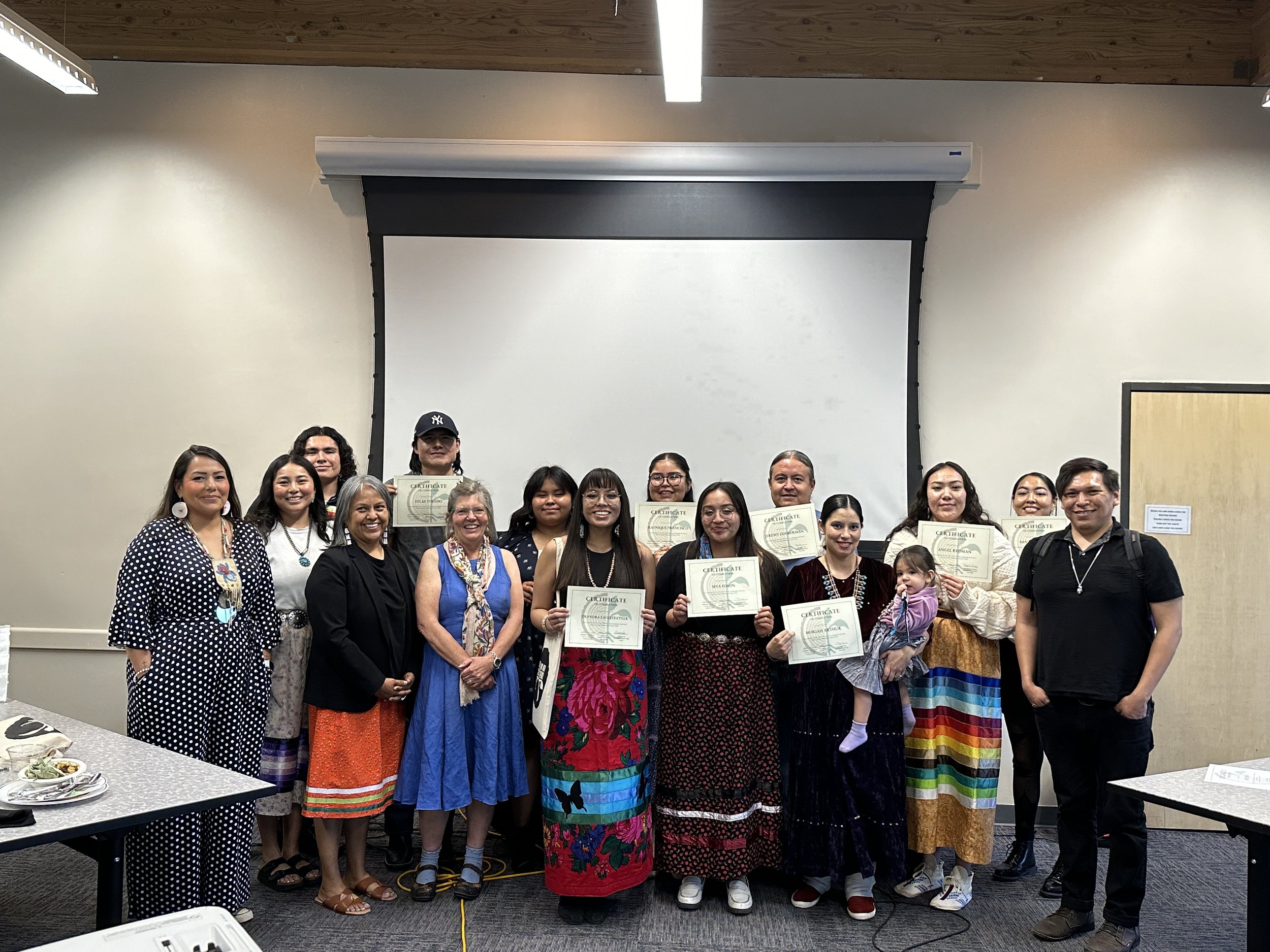Summer 2024 Institute students and teachers after the final symposium and graduation ceremony.