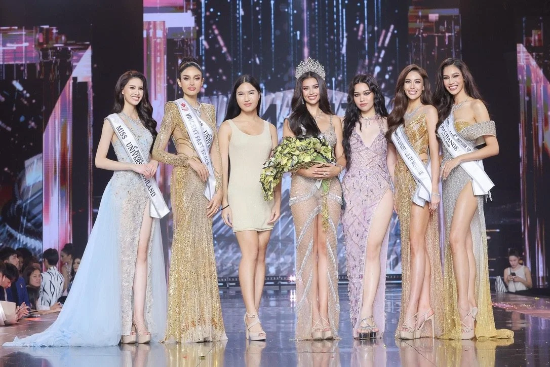 Anntonia Porsild Wears Unix Wear Swimsuit During Miss Universe Thailand 2023