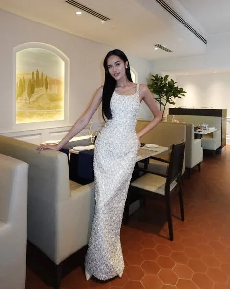 MAXY LALA Gown Featured in Kapook's Best Looks of Miss World 2025 Opal Suchata