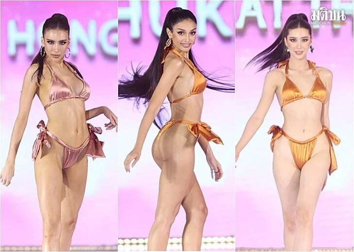 Unix Wear Swimsuits Featured During Miss Universe Thailand 2023 Competition in Khon Kaen