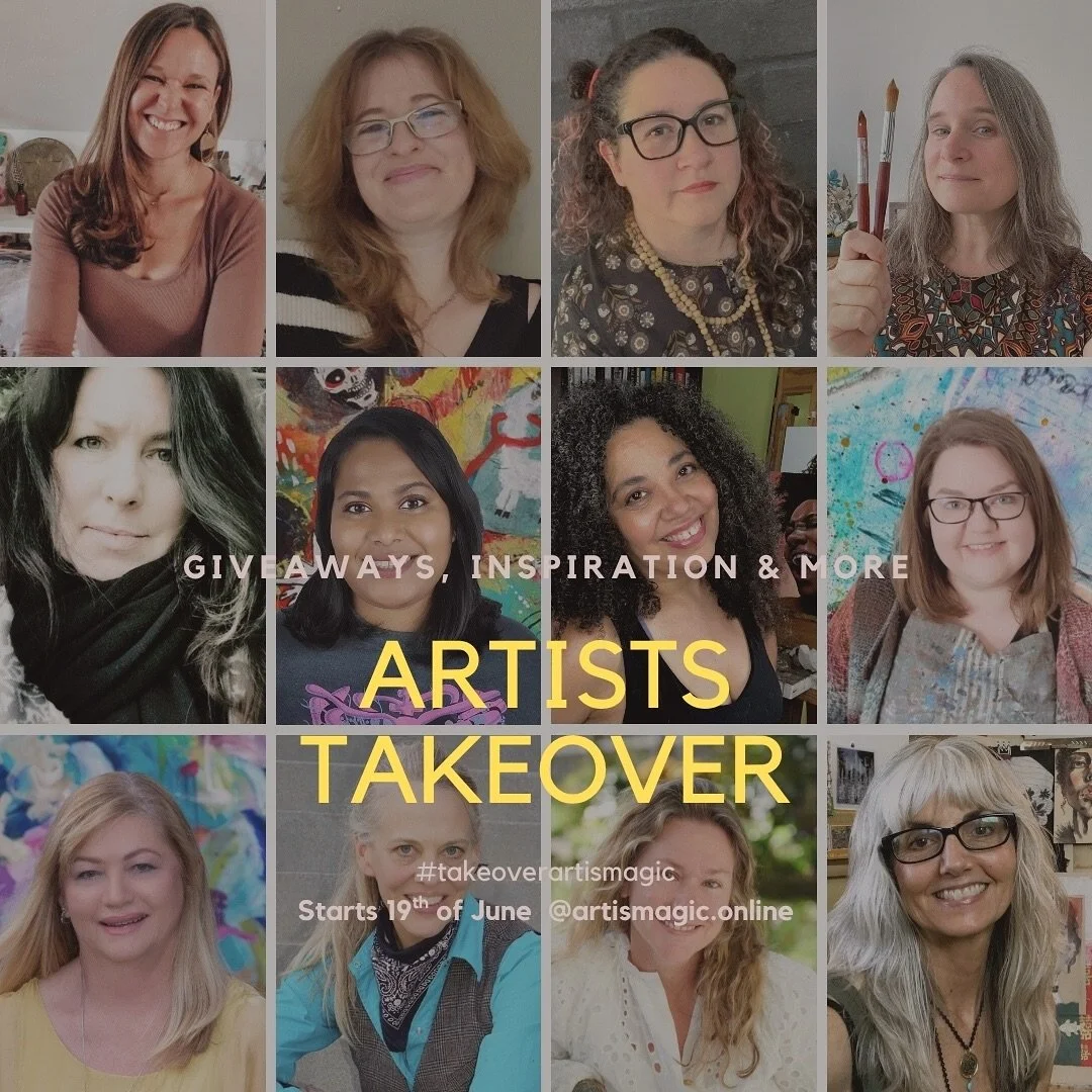 I&rsquo;m also so excited to be doing an Instagram takeover with Art is Magic!! 😍 Hop over to @artismagic.online to join the fun! I&rsquo;m really looking forward to sharing a bit of my world with you ☺️❤️

🌟🌟Have you grabbed your free Weekend Acc