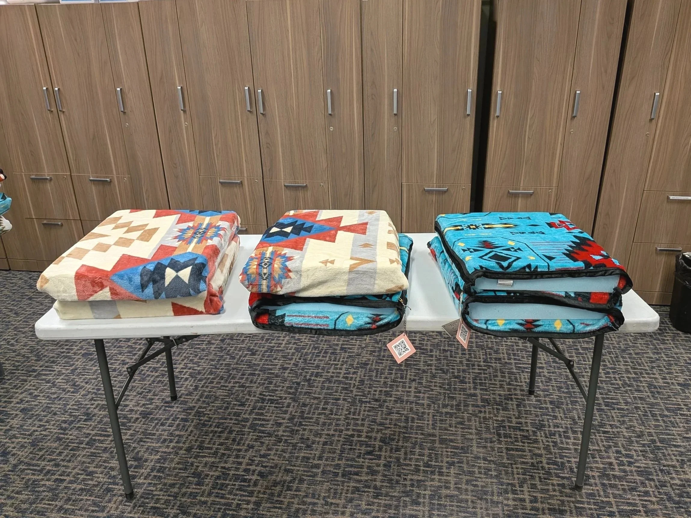 Small pet beds for cats and small dogs.