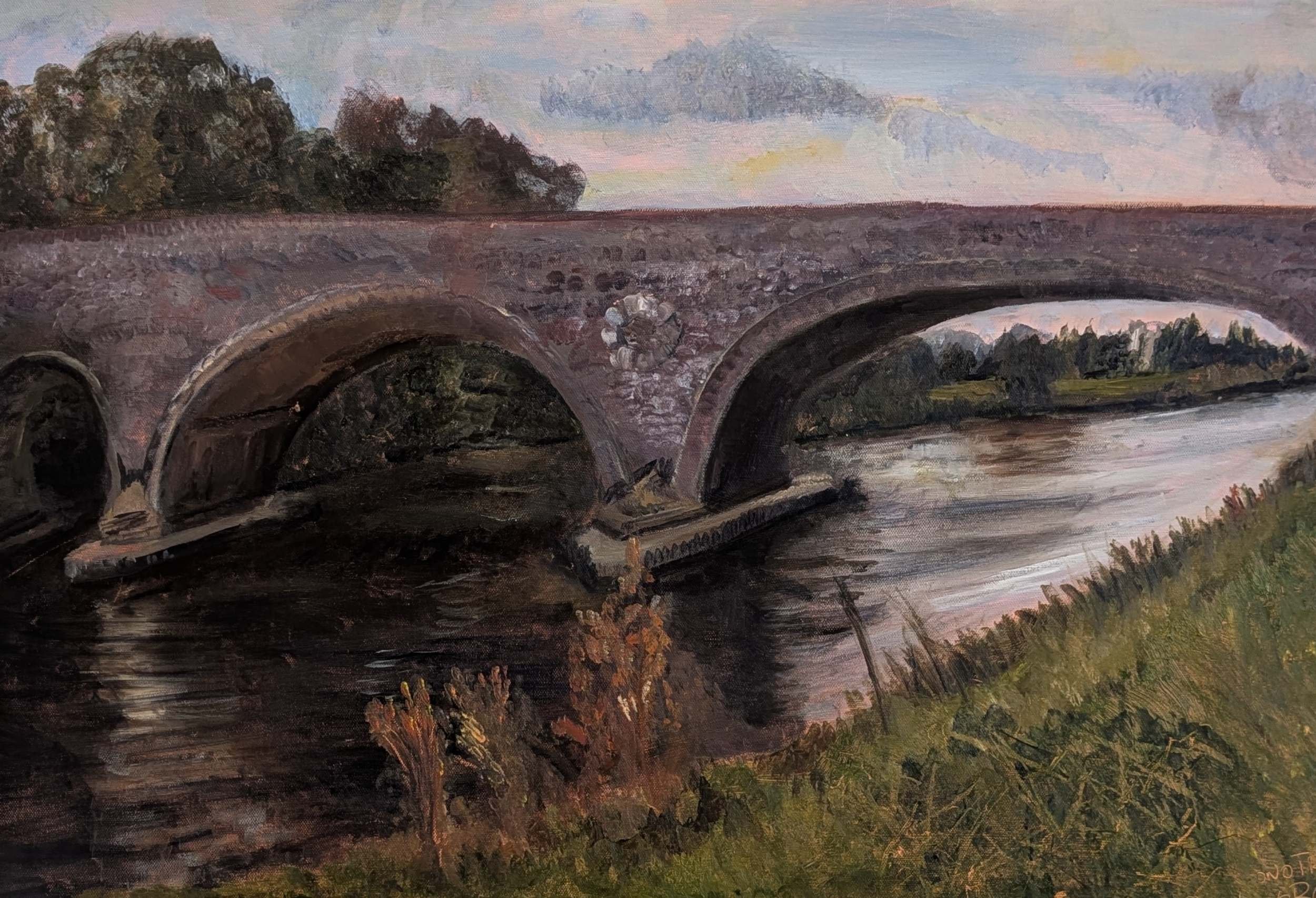 Onóir O'Brien 'Kilsheelan Bridge in July' - €380