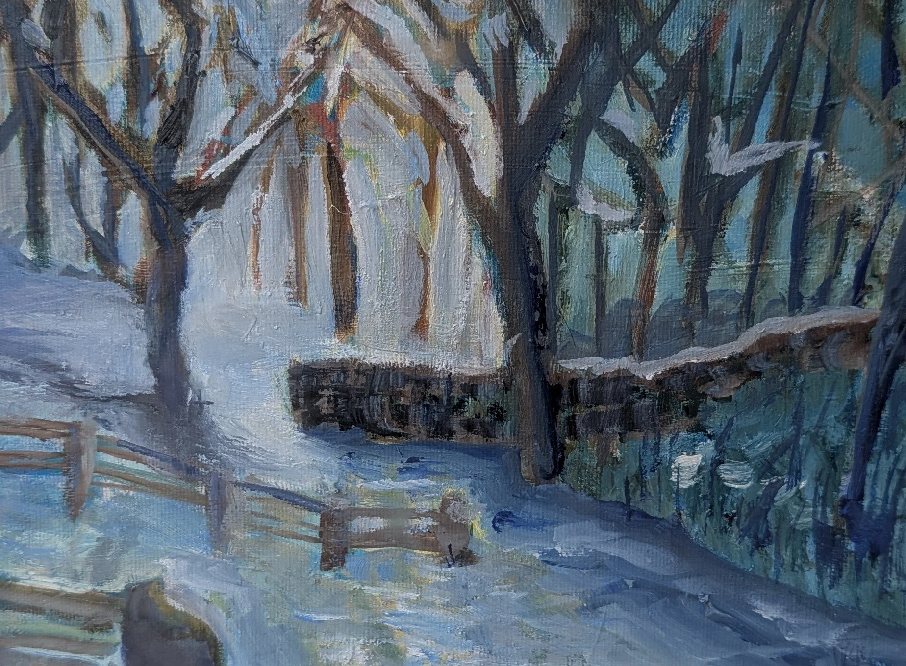 Marine Kearney - 'Dusk over the Snowy Path'
