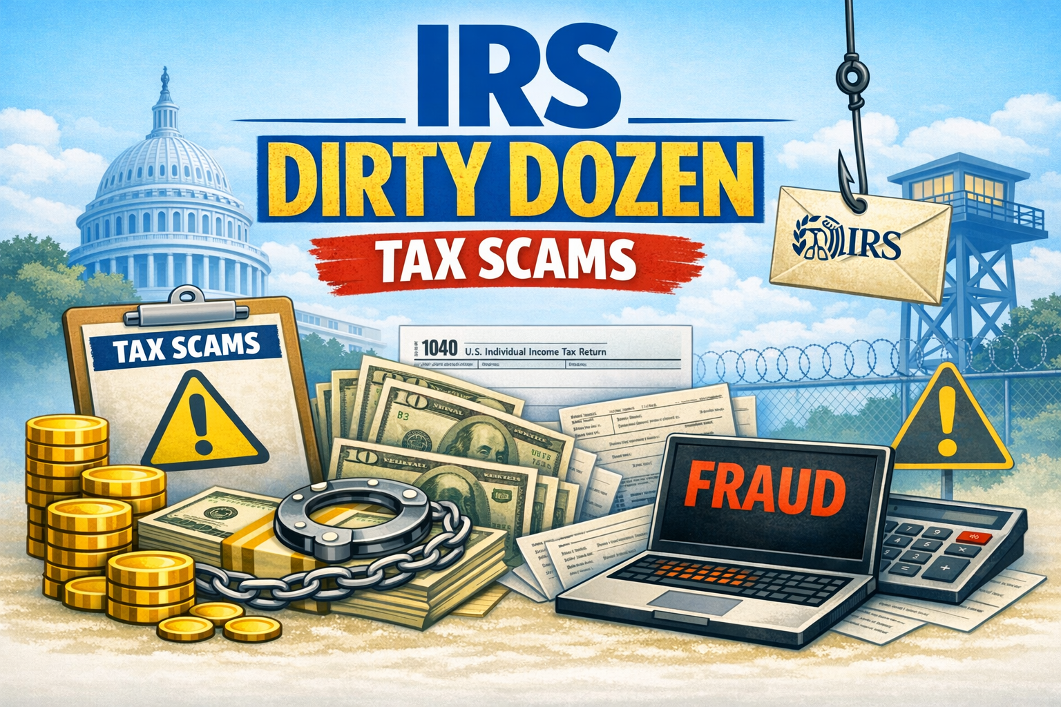 The IRS Dirty Dozen — 12 Scams That Could Blow Up Your Finances