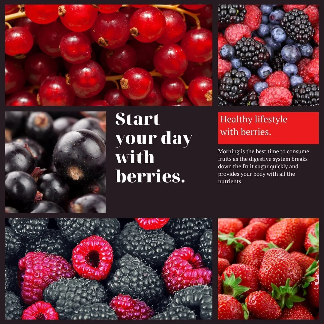 Start your day with Berries 🍓🫐 
They&rsquo;re an excellent way to start the morning. They&rsquo;re low in calories, high in fiber, and contain disease-fighting antioxidants.

📊One study from the American Heart Society
showed an association between
