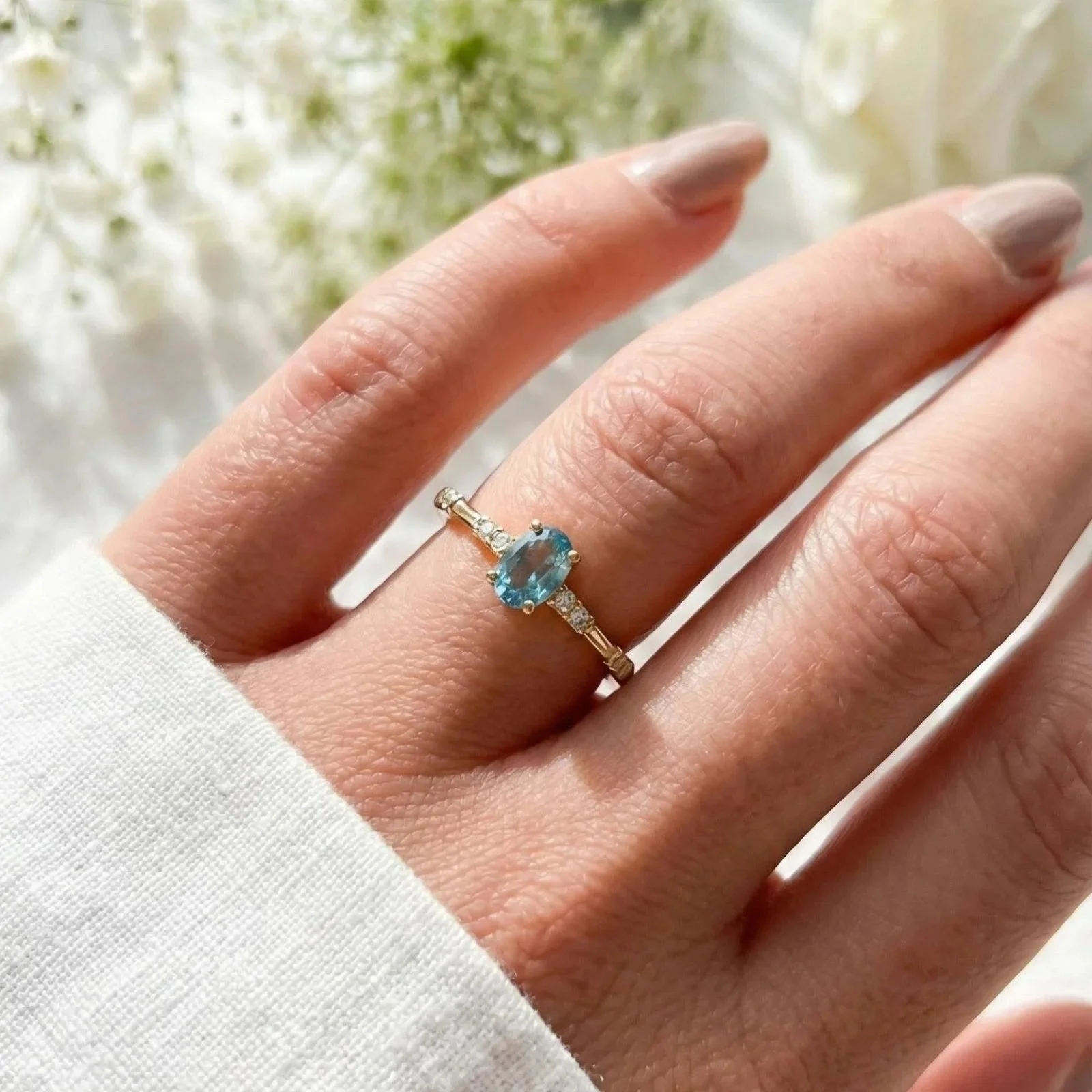 Martha Bling - Topaas ovaal