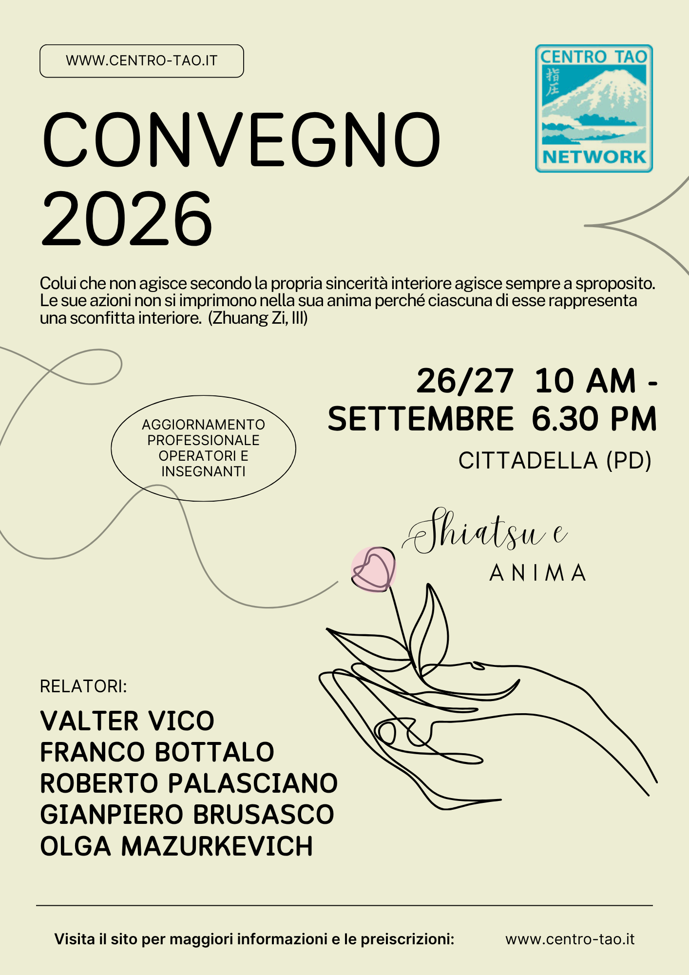 Convegno CTN Shiatsu&Anima