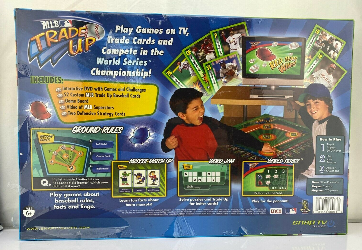 Packaging, Gameboard and DVD for MLB Trade-Up