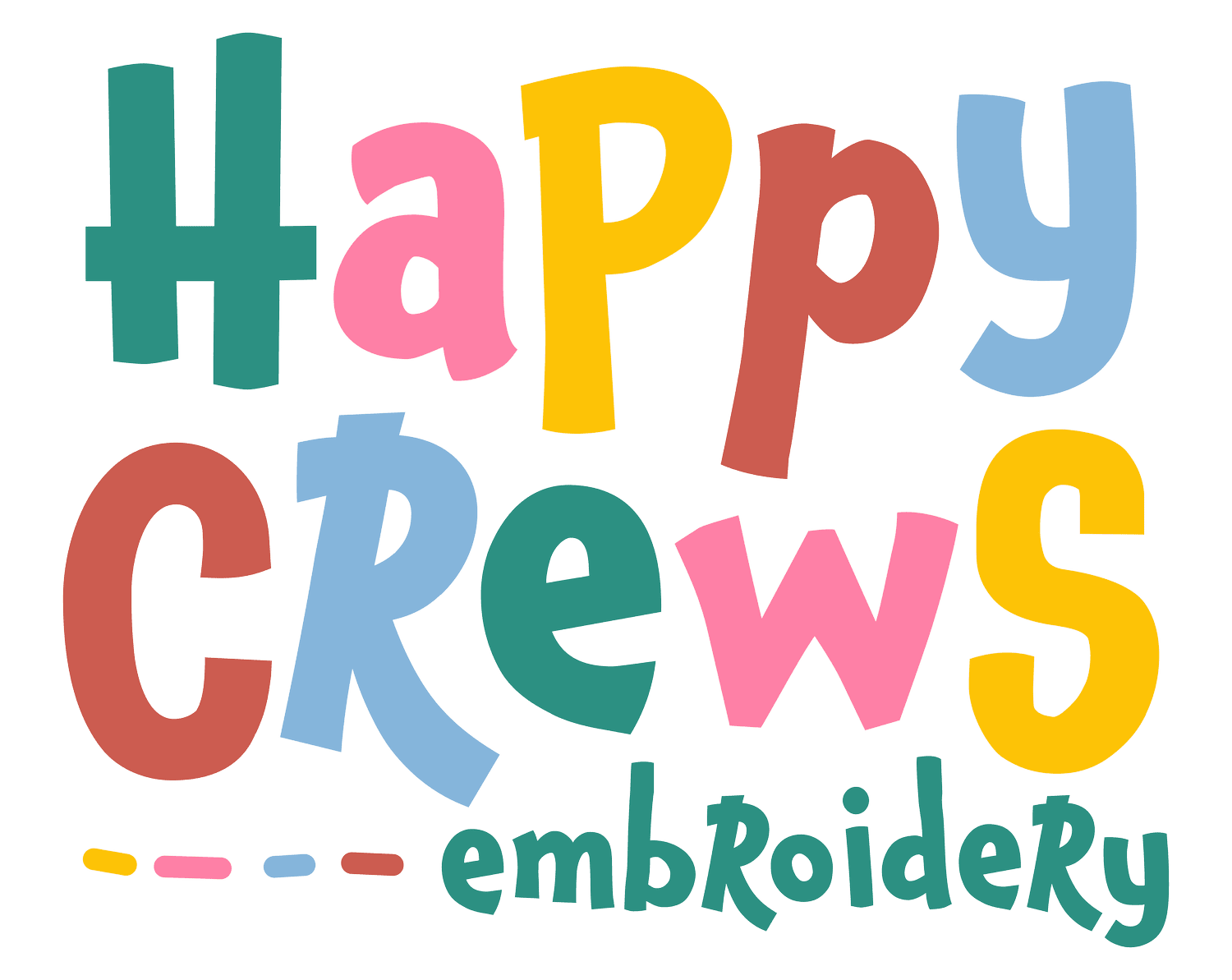 Happy Crews Embroidery