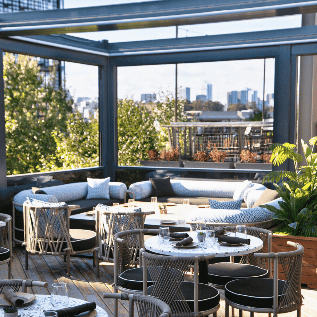 azara rooftop atlanta skyline