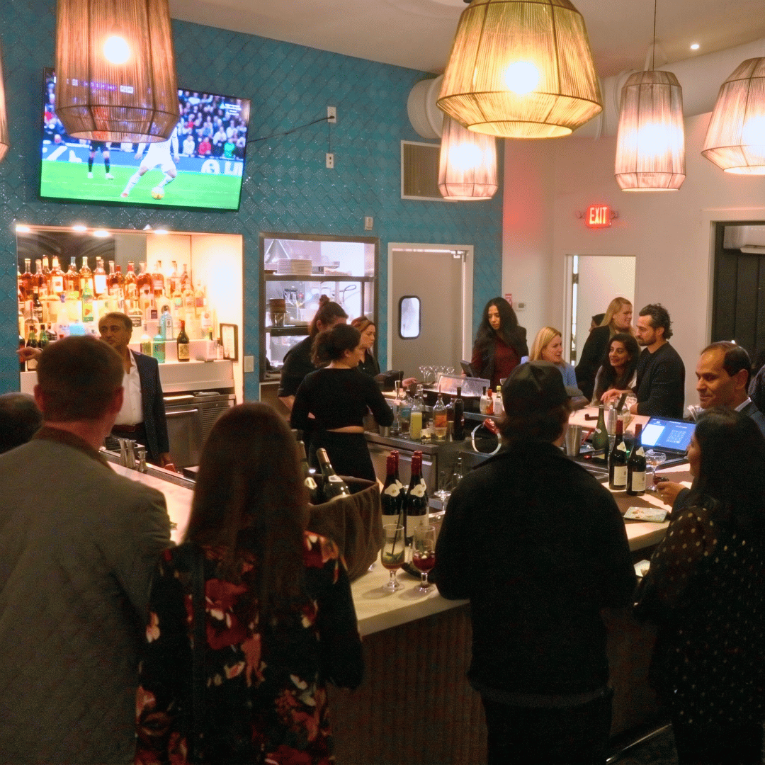azara guest rooftop bar soccer tv