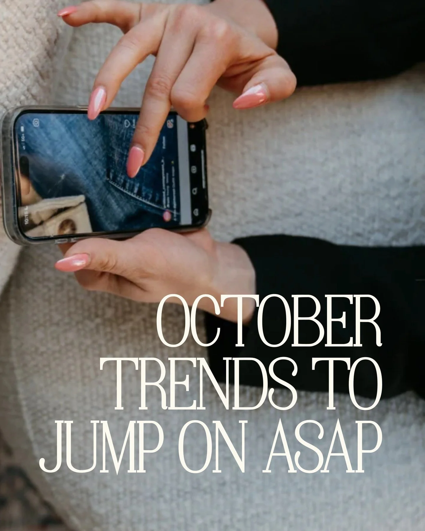SWIPE THIS POST for your next content experiment ⬅️⁠
⁠
October has already been busy with viral audios &amp; new creative content formats you can use to boost your @instagram account. 🚀⁠
⁠
📌 SAVE this post to come back to when you have more time. ⁠