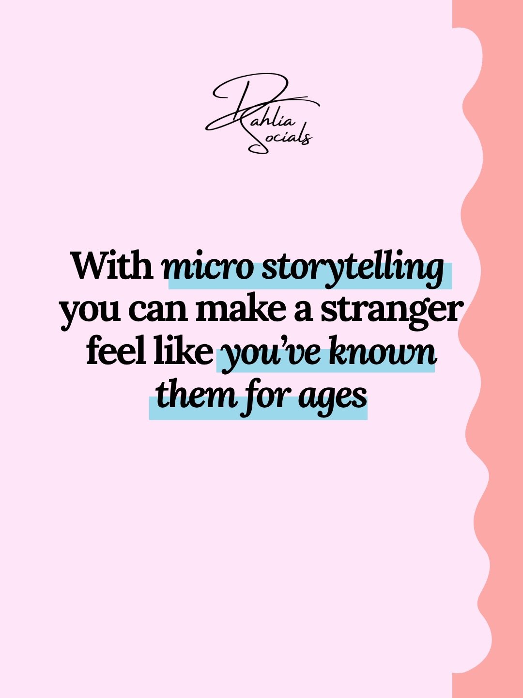 🤔If only one story could do more for your business than a month of daily posting could ever do!

Micro storytelling does that!&nbsp; And it works in your blog, your captions, your emails, everywhere.

swipe to see exactly what becomes possible. 

th