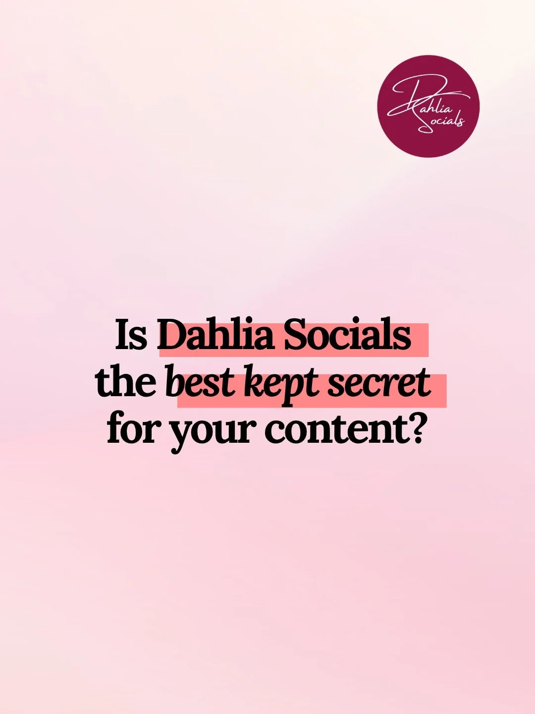 If you&rsquo;re spending hours every week thinking that if you&rsquo;re not posting on Instagram your business is going to crumble.

I made this account for you.

Somewhere between the filming, the editing, the rewriting, and the &ldquo;why am I even