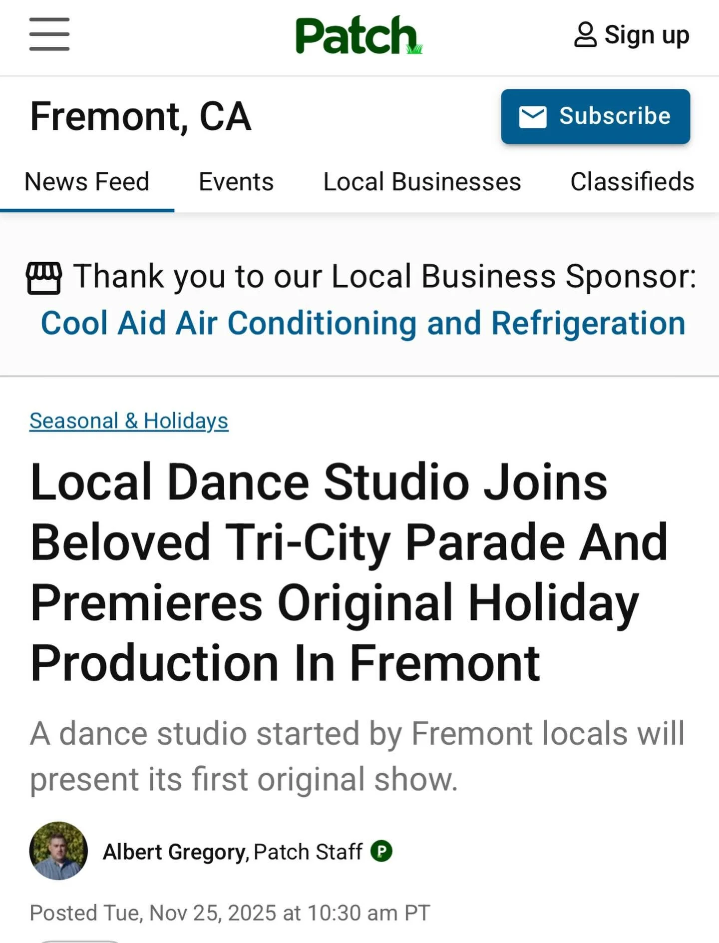 We are so honored to have another sweet write-up in @fremontpatch!
Every article helps spread the word about what we&rsquo;re building here at Bellissimo.

A special shoutout to Nicole&rsquo;s cousin @jentalksloud , our unofficial-but-very-official P