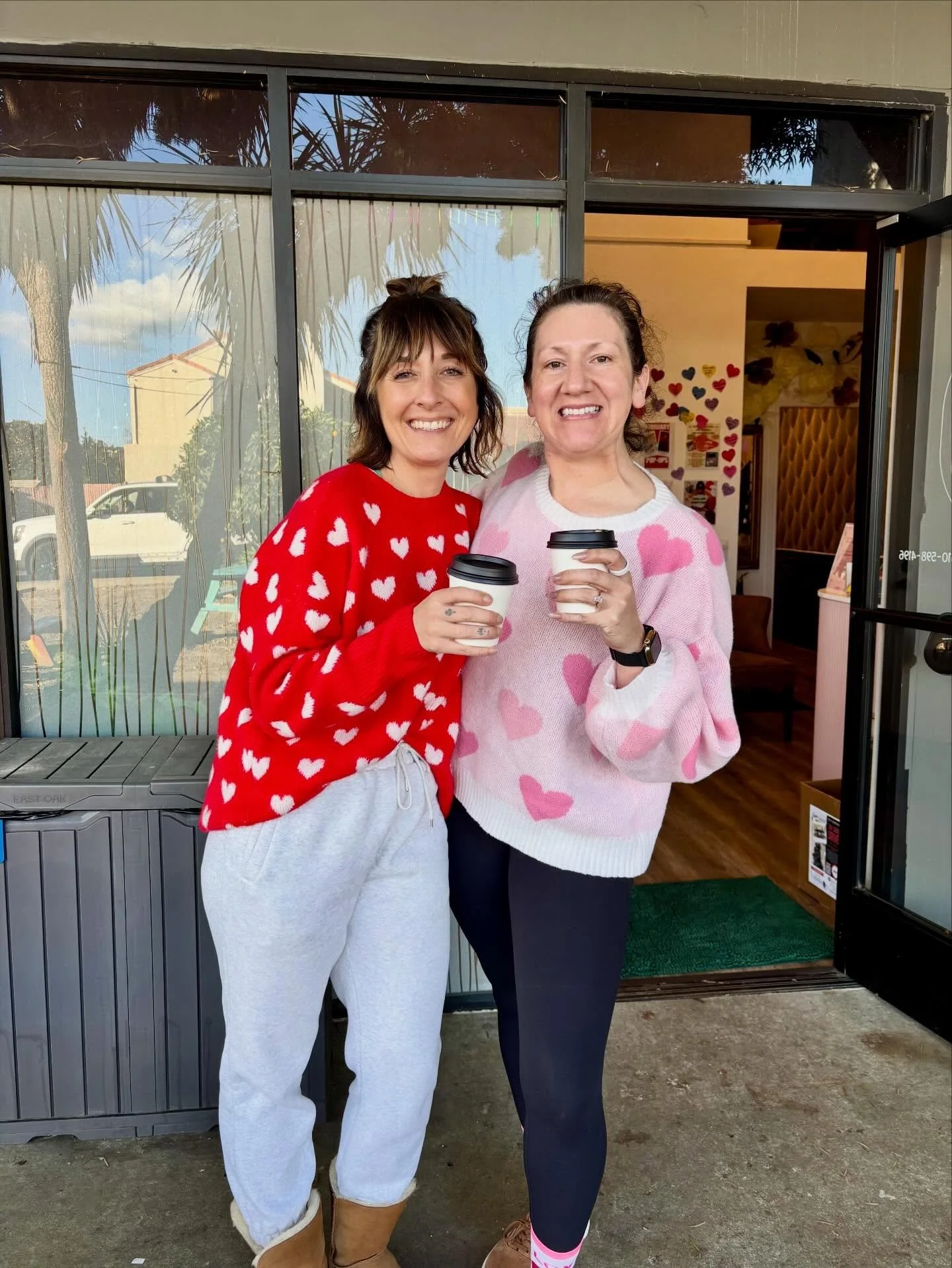 Hi. 

Our names are Jessica and Nicole. 
We own Bellissimo Dance Company. 
We are terrible at taking photos together. 
Today we accidentally kinda twinned AND took a photo together. 

Thank you for your time. 

WE ❤️YOU