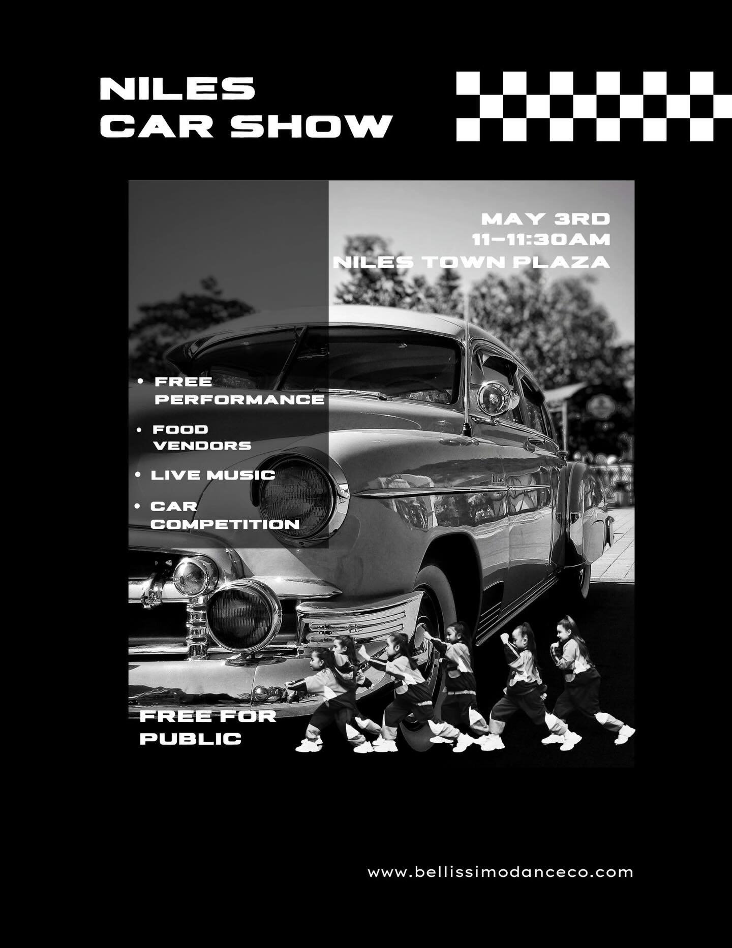Come check us out at the Niles Spring Fever Car Show on May 3rd! We&rsquo;ll be showcasing some of our dances on the town plaza from 11-11:30. 

Check-out some local vendors, food trucks, classic cars and our super cool dance kiddos. 

#supportsmallb
