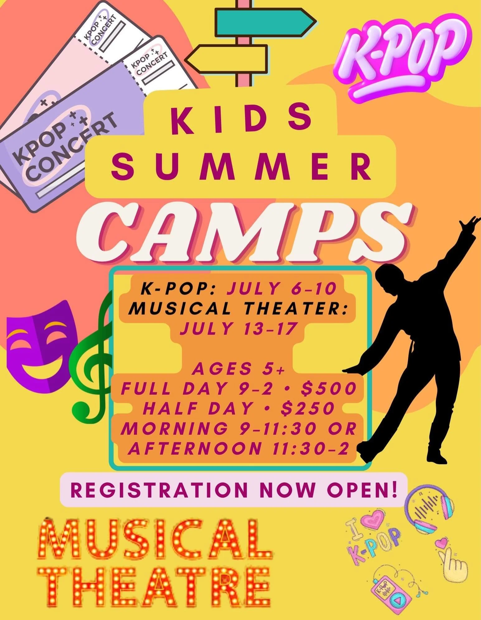 We are SO excited to&nbsp;about our upcoming Summer Camps at Bellissimo Dance Co! 

This summer we&rsquo;ll be offering a variety of themed camps including:
☀️K-Pop Camp ☀️Musical Theater Camp ☀️Royal Tea Party Camp ☀️Sweet Tooth Jazz Camp ☀️Super He