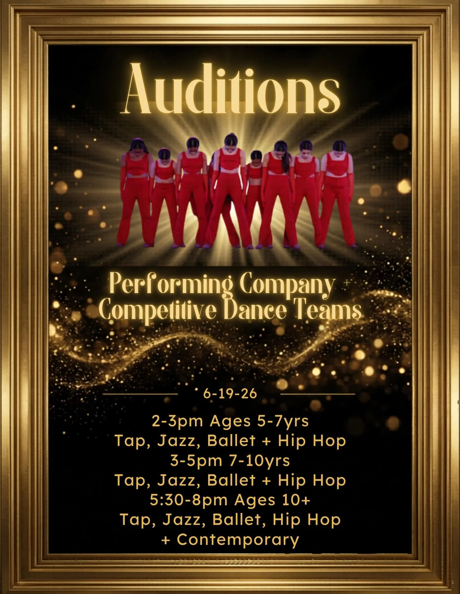 ✨Season Two Auditions Are Here ✨

Join Bellissimo Dance Co.&rsquo;s award-winning, community-building programs for the 2026&ndash;2027 season. From our Performing Company for ages 5&ndash;10 &mdash; where dancers train in Ballet, Tap, Jazz, and Hip H