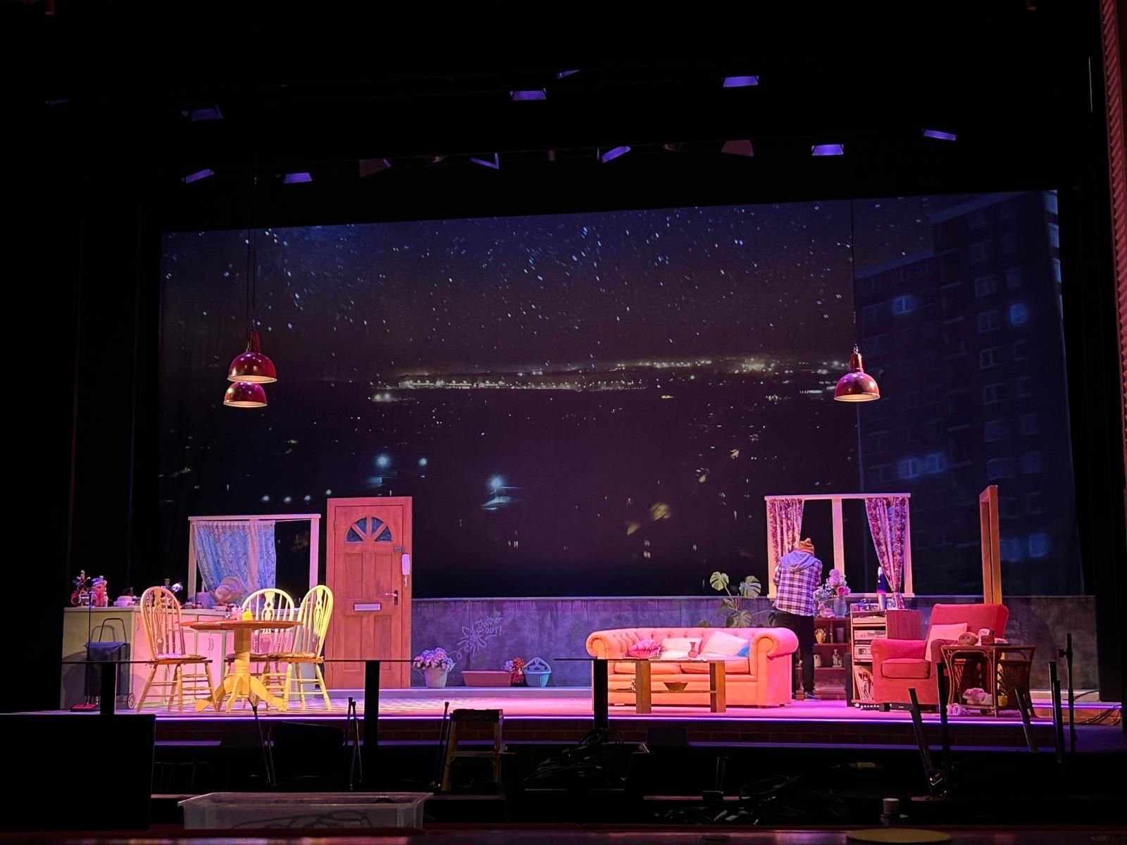 The Peaceful Hour 2025:
Set and Costume Design - Chris McCourt
Sound Design - Kate Harvey
Lighting Design - Iain Scott
AV Design - Jamie Jenkin