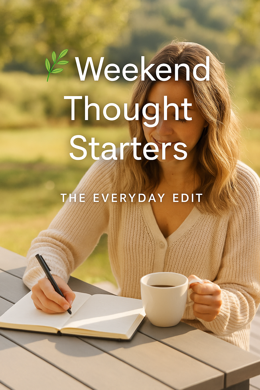 🌿 Weekend Thought Starters: Reset, Recharge &amp; Realign for the Week Ahead