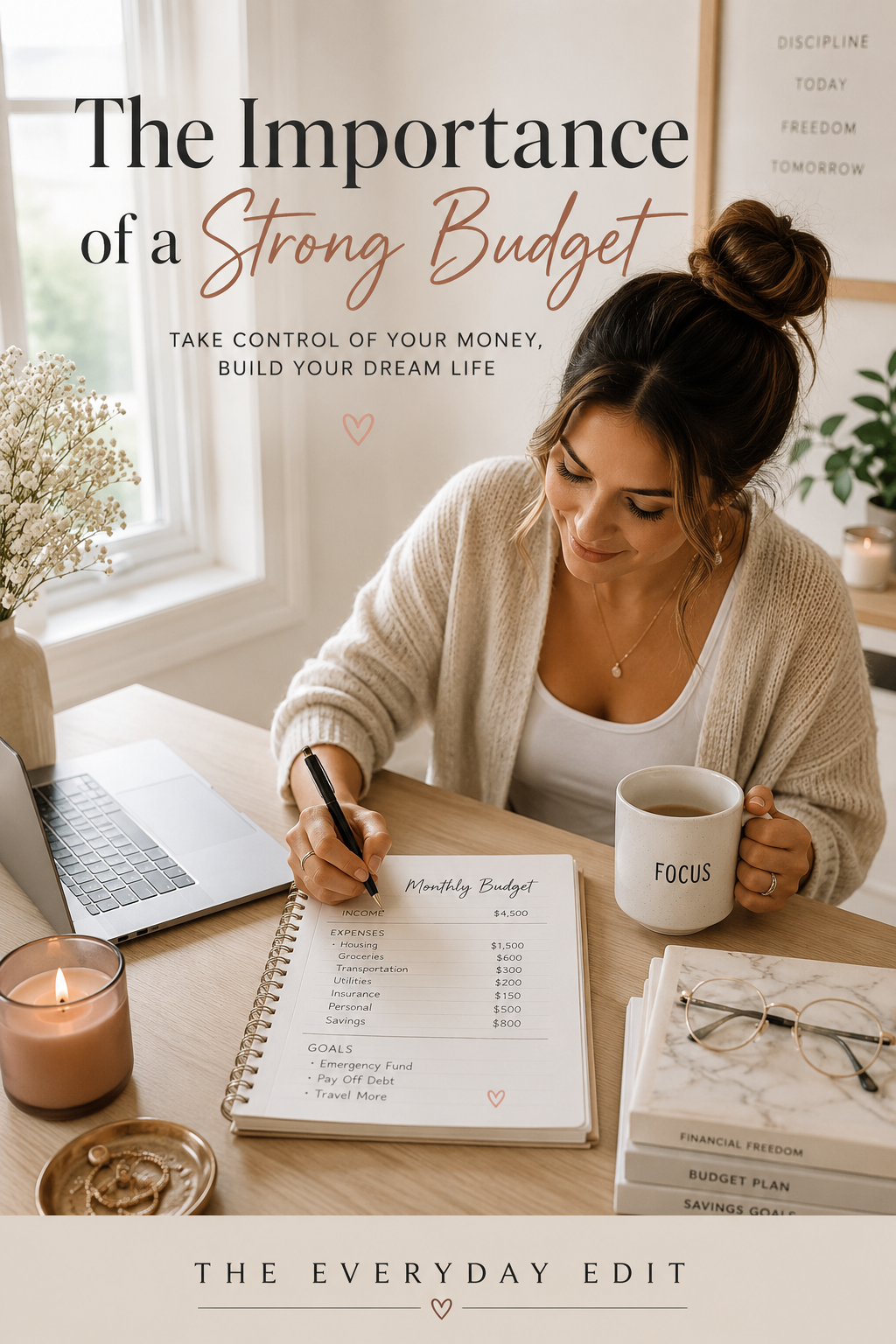 💰 The Importance of a Strong Budget: Building Financial Freedom One Dollar at a Time