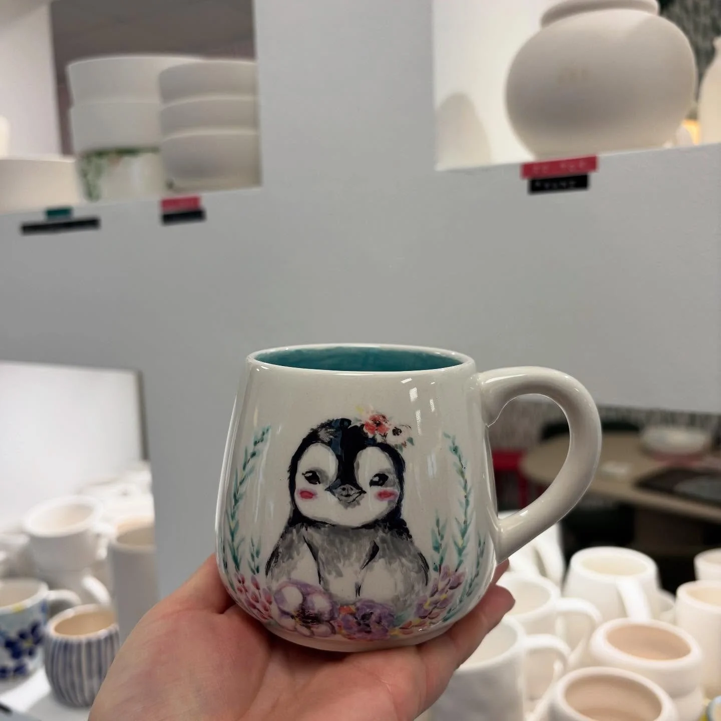 Wie s&uuml;&szlig;! 🌟 #keramik #ceramic #ceramics #keramikselberbemalen #keramikselbstbemalen #art #studiokonfetti #pottery #potterypainting #saarlouis #saarland #keramikliebe #ceramiclove