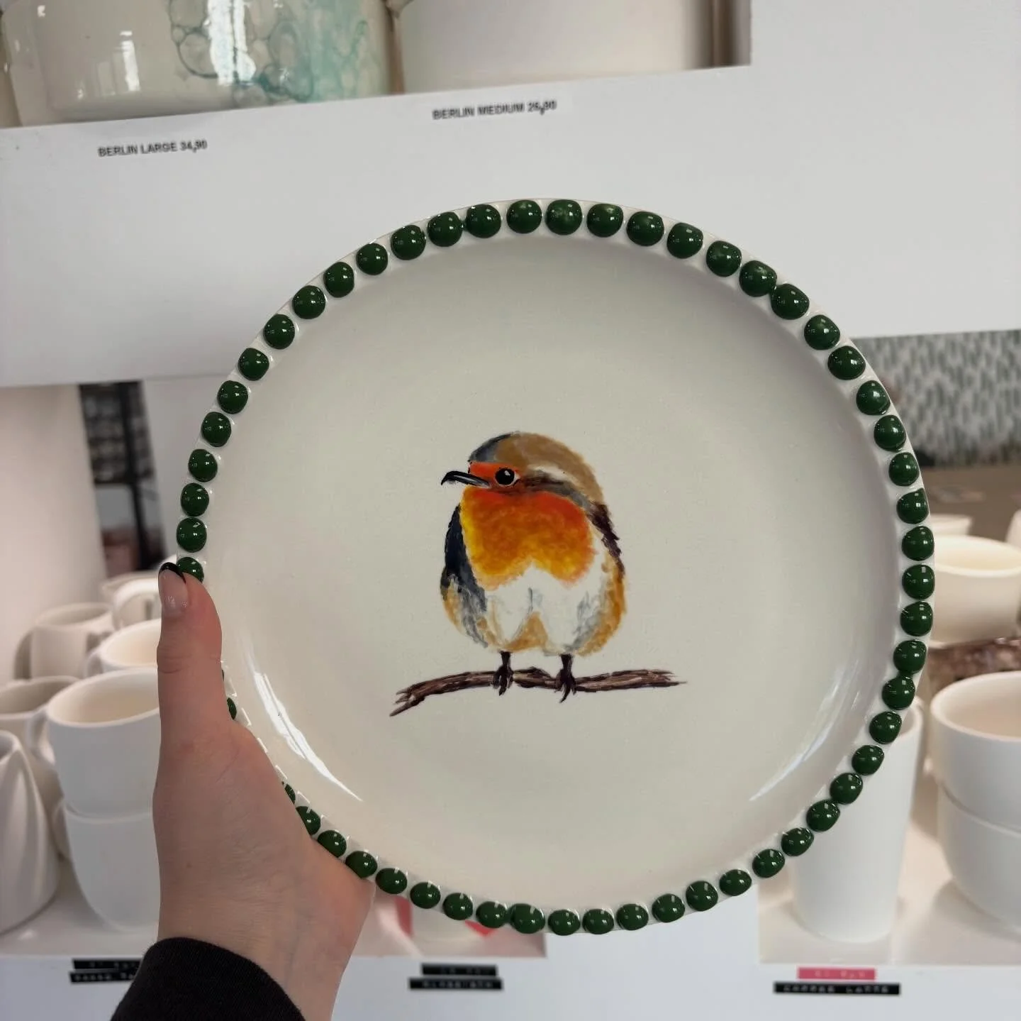 Ein paar Keramiken der letzten Wochen🌷🎨🌸🐣 #ceramics #keramik #keramikselberbemalen #potterypainting #art