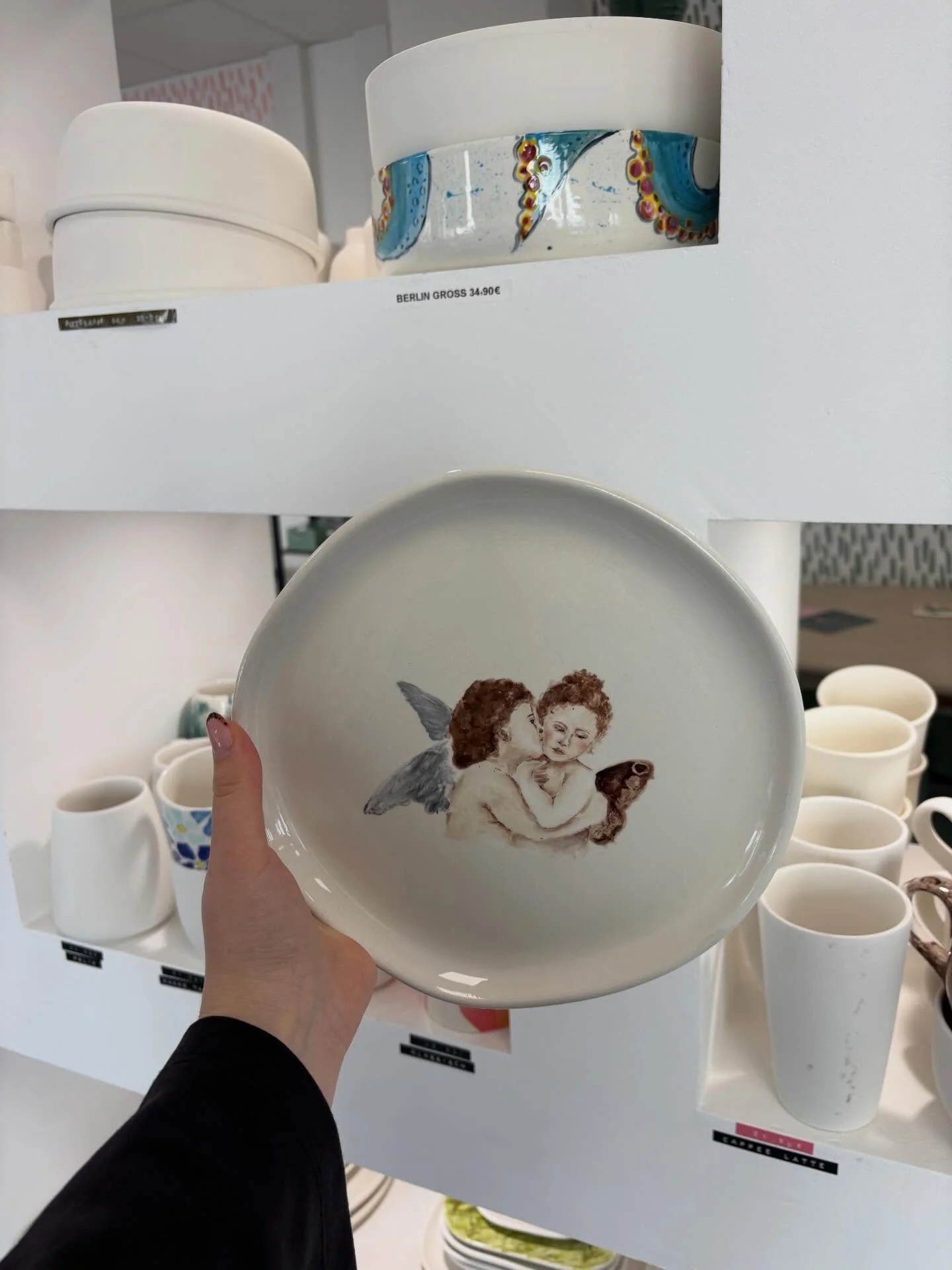 Ein paar Keramiken der letzten Tage! Ihr seid so kreativ! Wir sind begeistert. 🌟💫 #ceramics #keramik #keramikselberbemalen #potterypainting #art