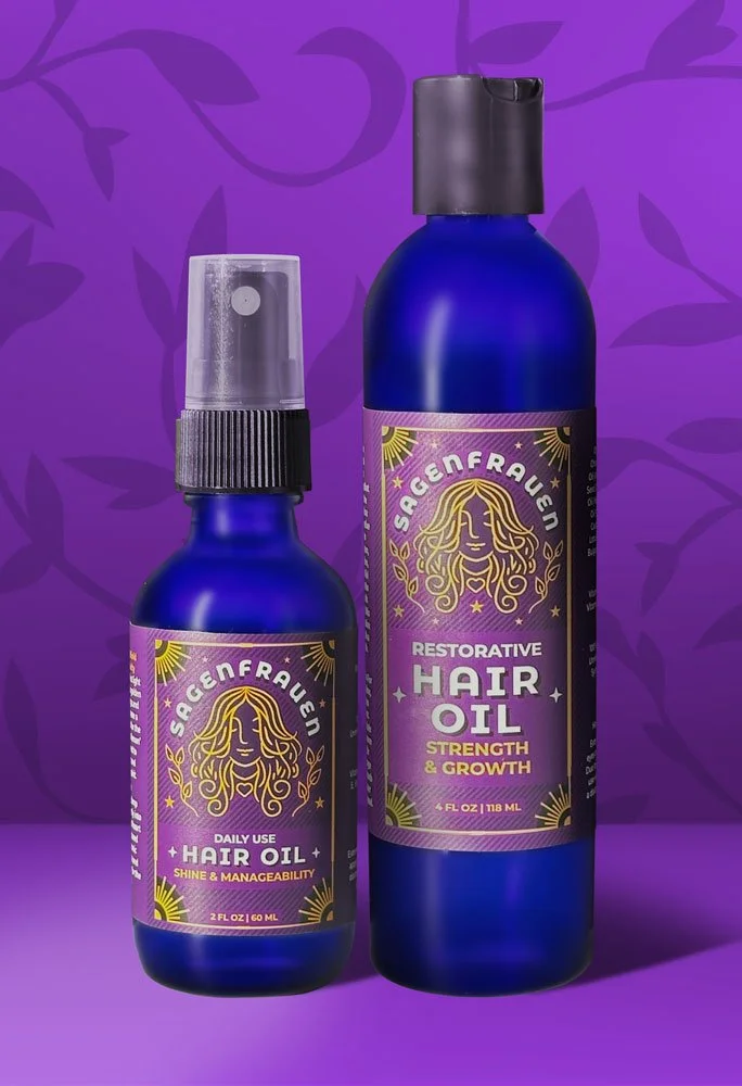 The Sagenfrauen Hair Oil Ritual 2-Piece Set