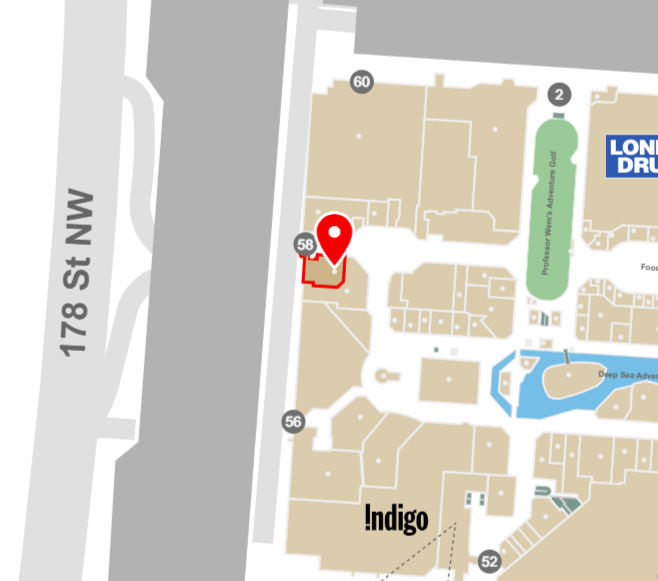 Map showing the location of a property near 178th Street NW, marked with a red pin, in an area with various buildings, parking, and water features.