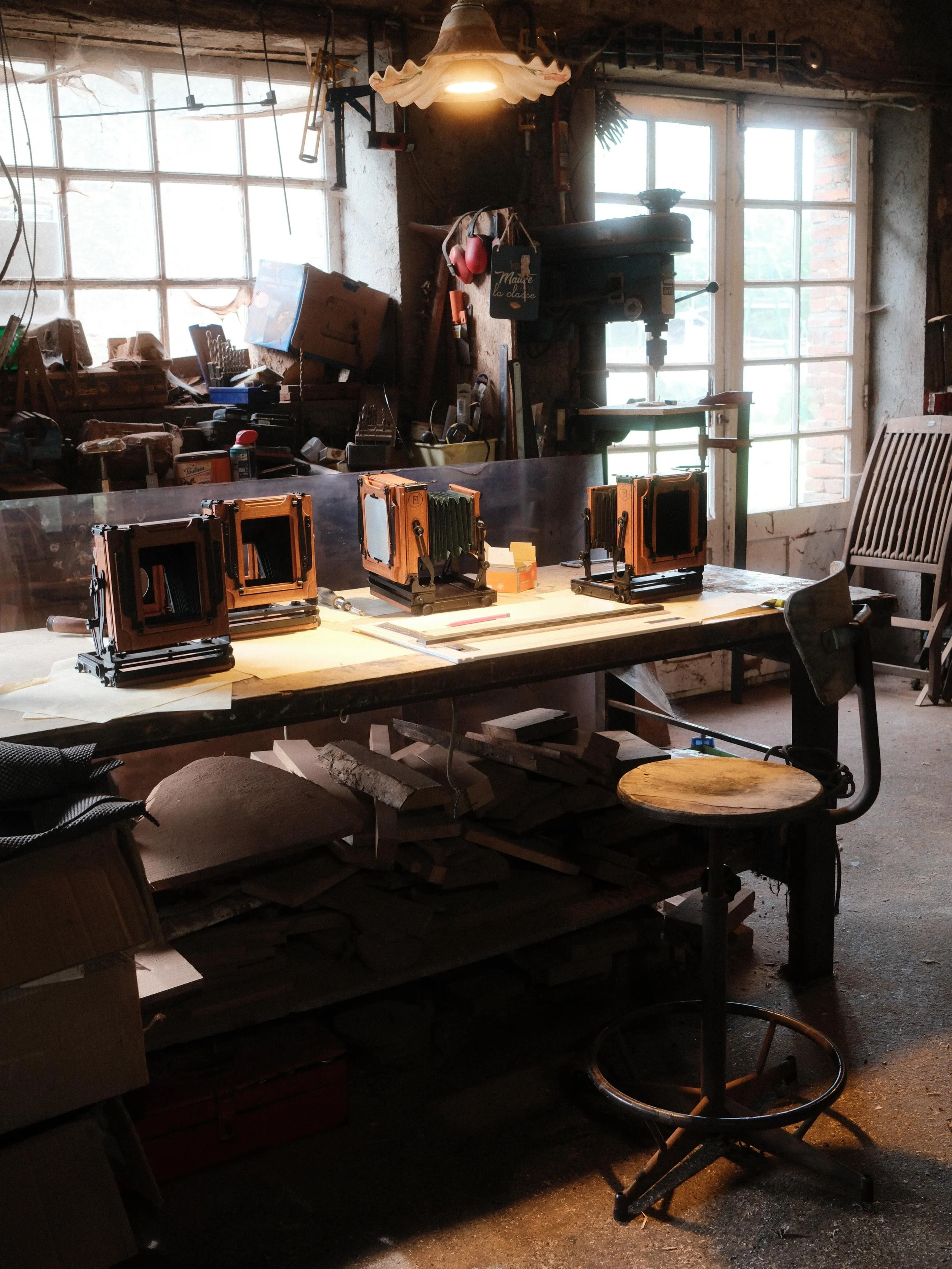 One year of research, design and craftsmanship &mdash; now leaving our French workshop. Only 7 days left: 4x5 Heritage launch price, we ship worldwide 🌍