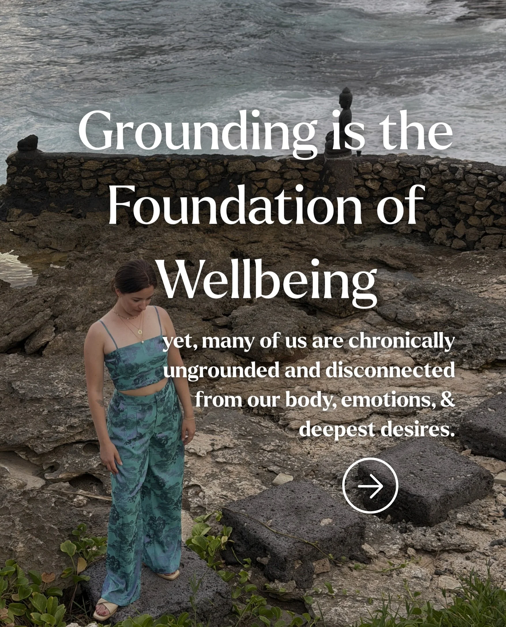 Grounding is integral to feeling safe, centered, and comfortable in your body.

I am delighted to offer an online Ground Workshop with Sound Bath on Saturday, June 13th at 10am PT. Through guided meditation and with the support of sound, you&rsquo;ll