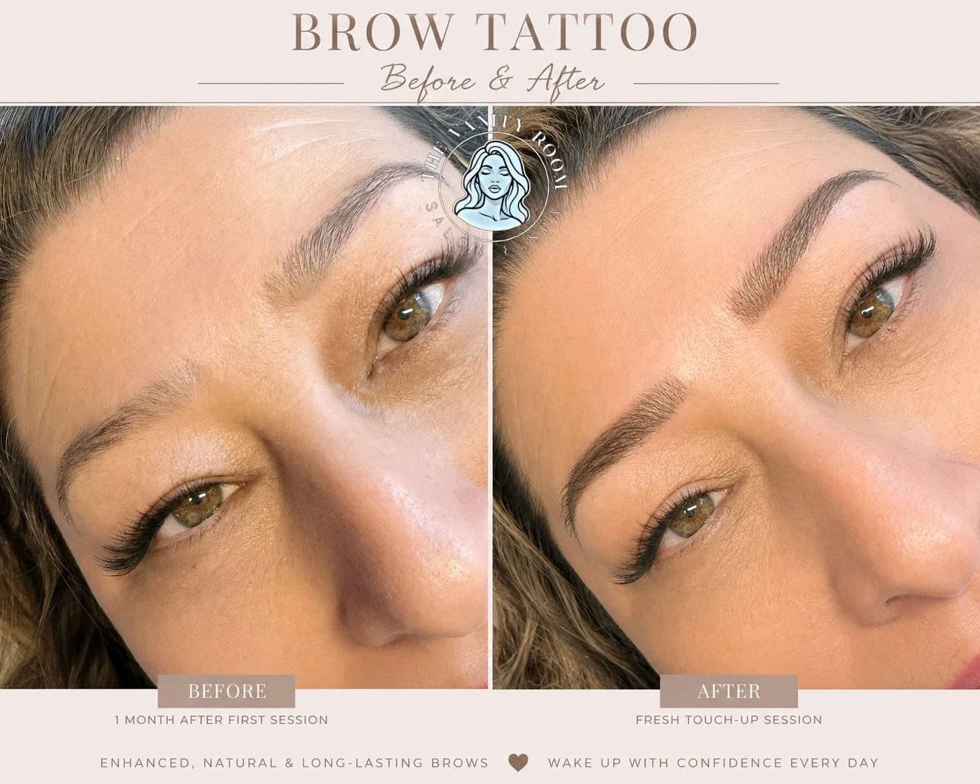 ✨BROW TOUCHUP POST 1 MONTH✨

Before ➡️ After

1️⃣ First photo: Healed results 1 month after the initial session.
2️⃣ Second photo: Fresh touch-up session to perfect shape, density, and definition.

Every brow heals differently, which is why the touch