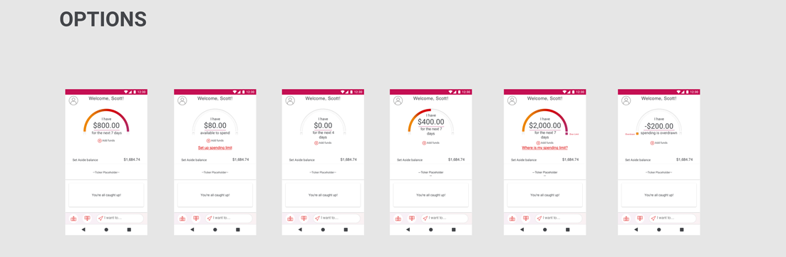 Gauge design explorations