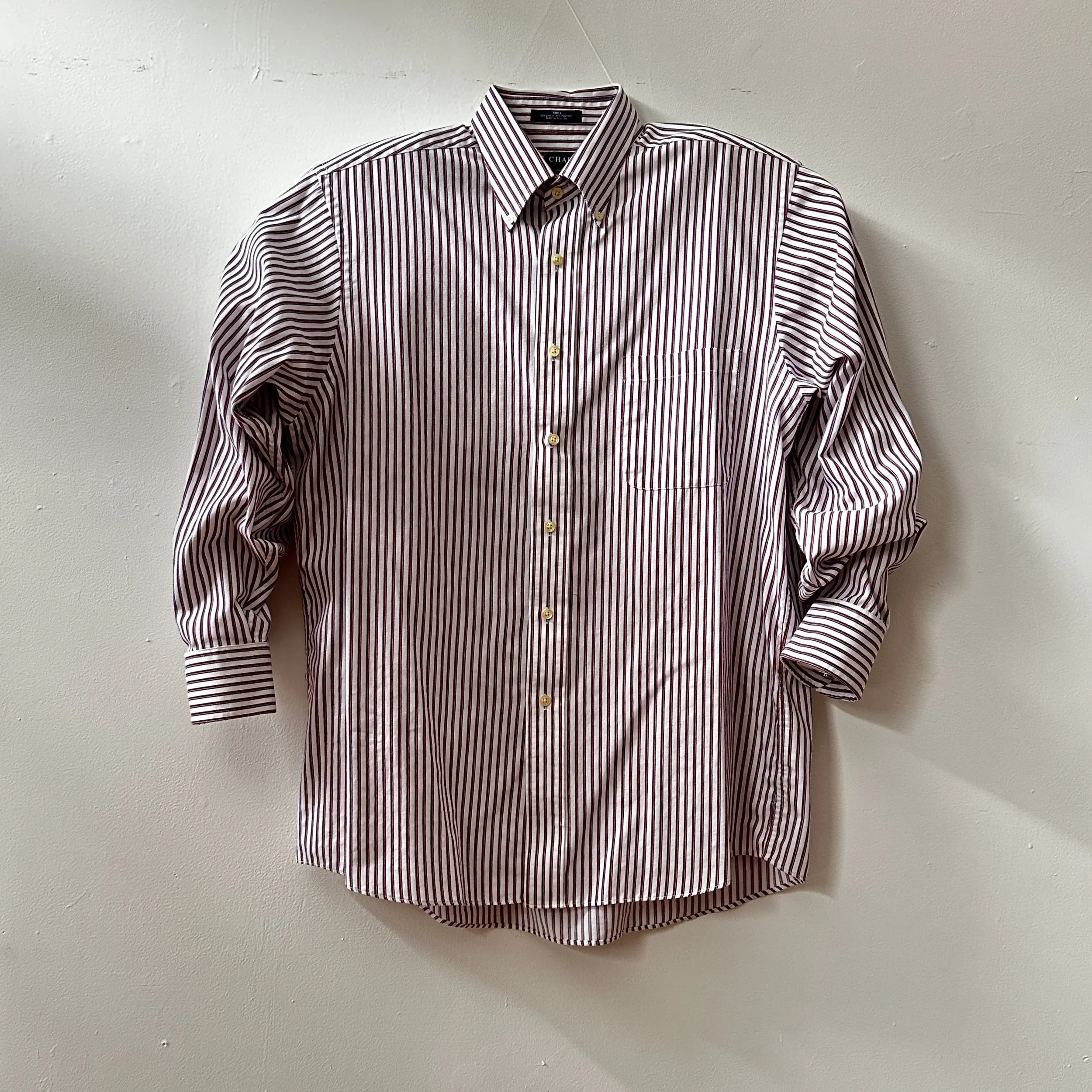Chaps Striped Button Down