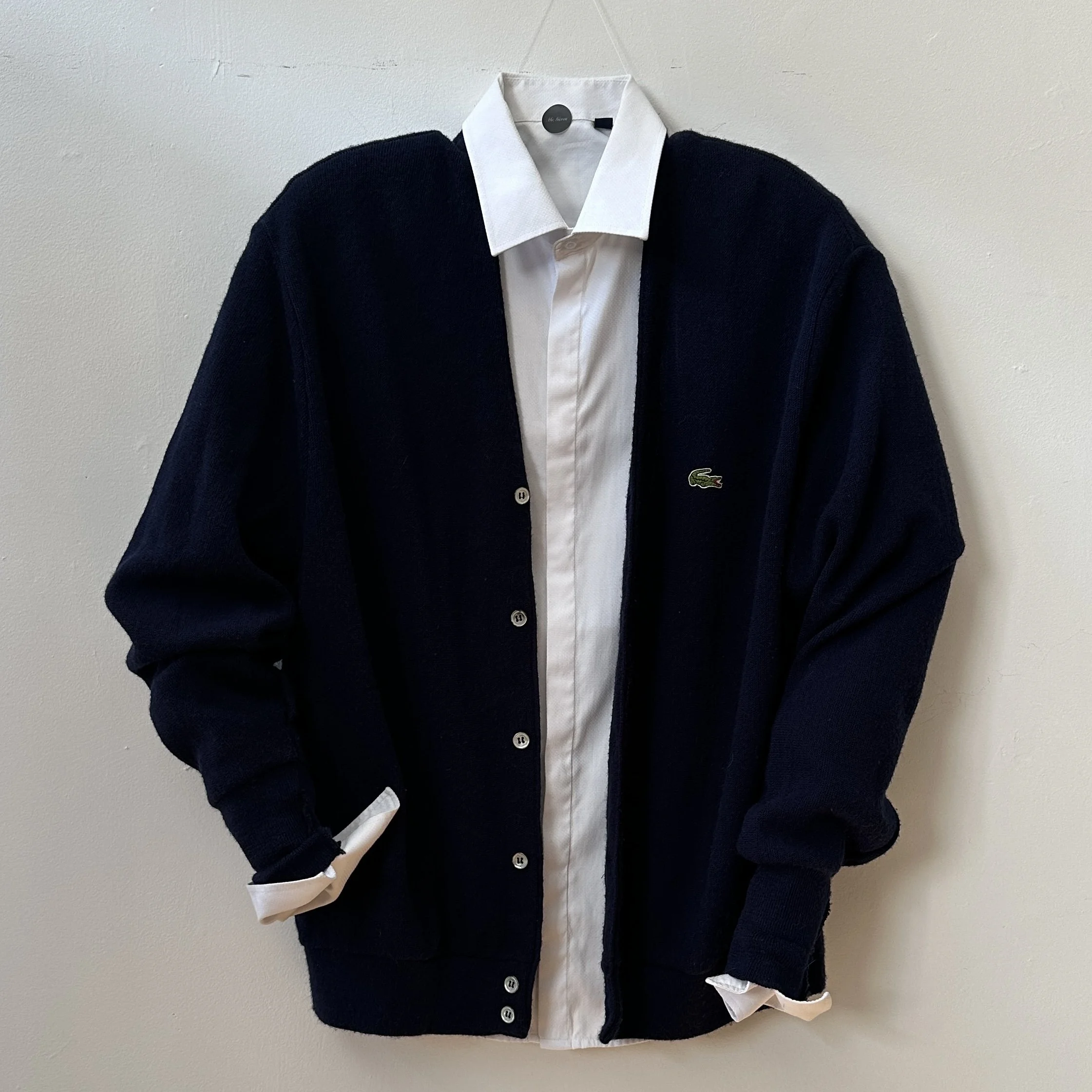 Lacoste Navy Blue Cardigan