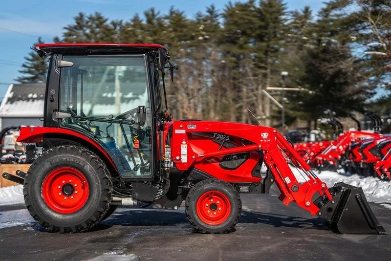  **NEW MODEL**  
 TYM T3035CH Tractor Series 3, Compact Tractor with Full Cab, 35 HP, Hydrostatic Transmission, with Front Loader  
 CASH PRICE: $32,400 + OR-CAT  
 FINANCING OPTIONS AVAILABLE, CONTACT US FOR QUOTE (Financing subject to approval; hig