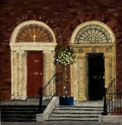 Dublin Doors
Pastel, 8x8 Framed 
[$250]