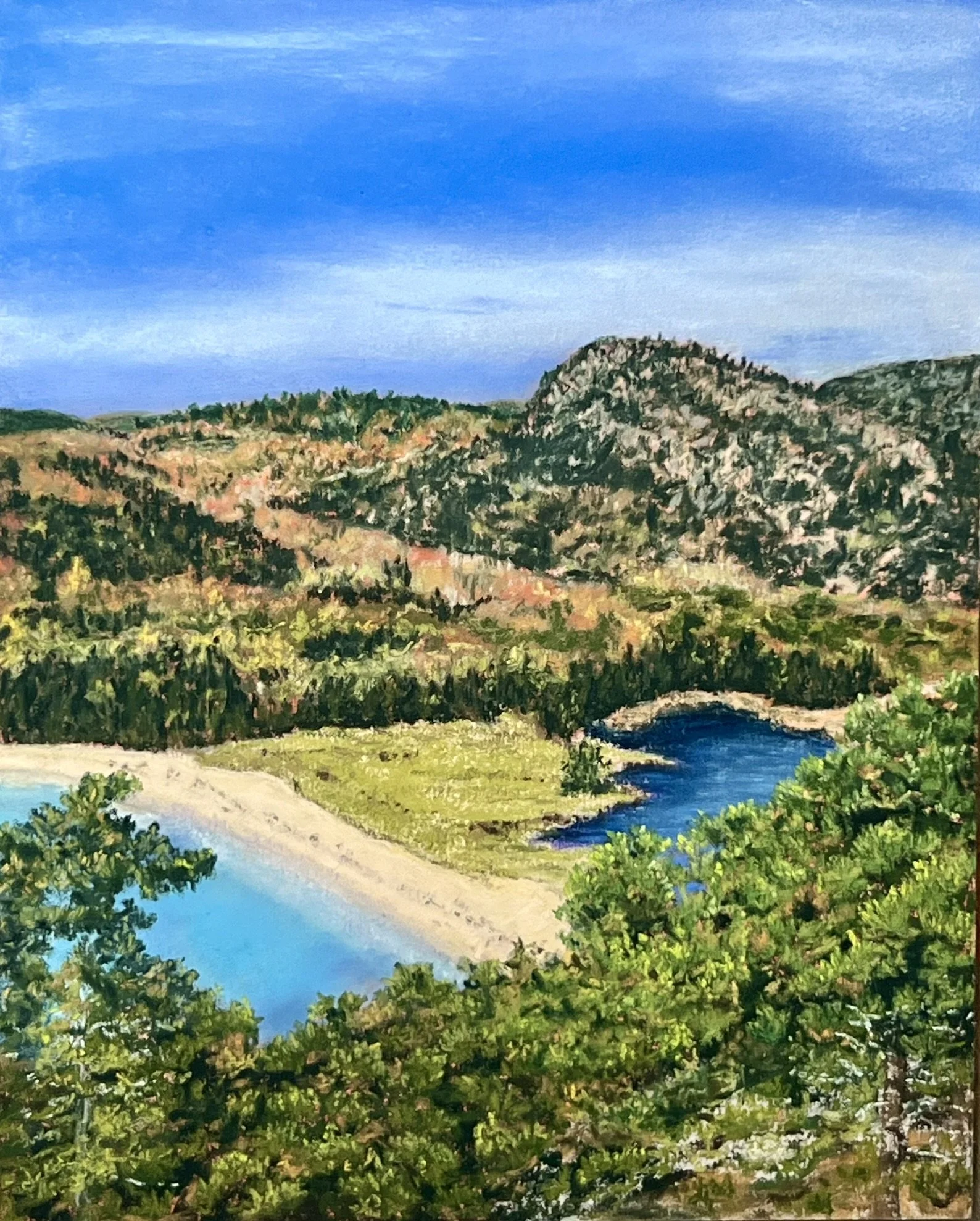 Great Head Over Sand Beach
Pastel, 8x10 Framed 
[$325] Available @
www.argosygallery.com