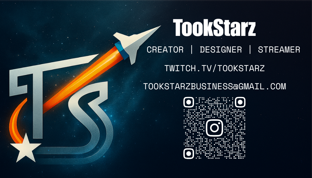 TookStarz Business Card Back