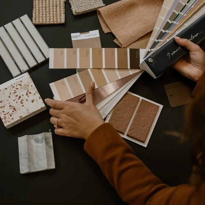 One of the most exciting steps of the design journey is to select the finishes, colours and textures which will tell a story ~
