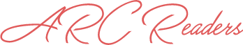 The logo for ARC Readers with elegant pink cursive text.