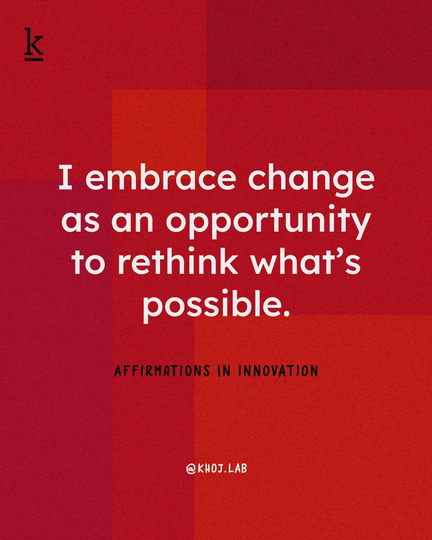 Change shows up in many forms: a new direction, an unexpected challenge, a shift we didn&rsquo;t ask for. It can feel uncomfortable, but it also gives us a chance to reassess what we&rsquo;re doing and why we&rsquo;re doing it.

Instead of rushing ba